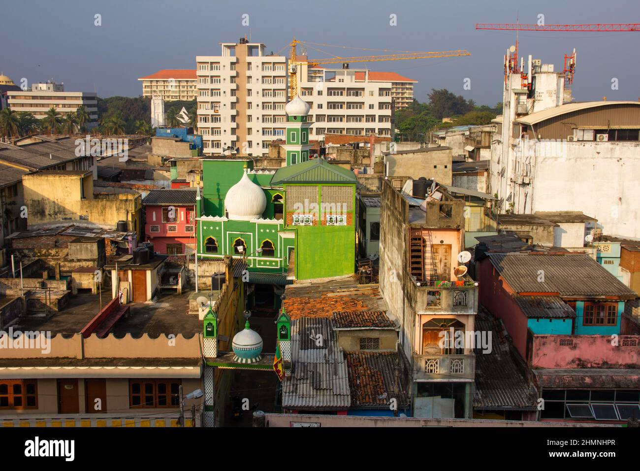 View of the roofs of old houses in Colombo, Sri Lanka Stock Photo Alamy