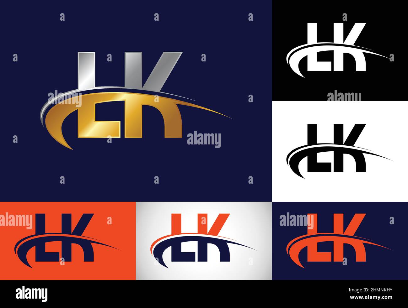 Initial Monogram Letter L K Logo Design Vector Template. LK Letter Logo ...
