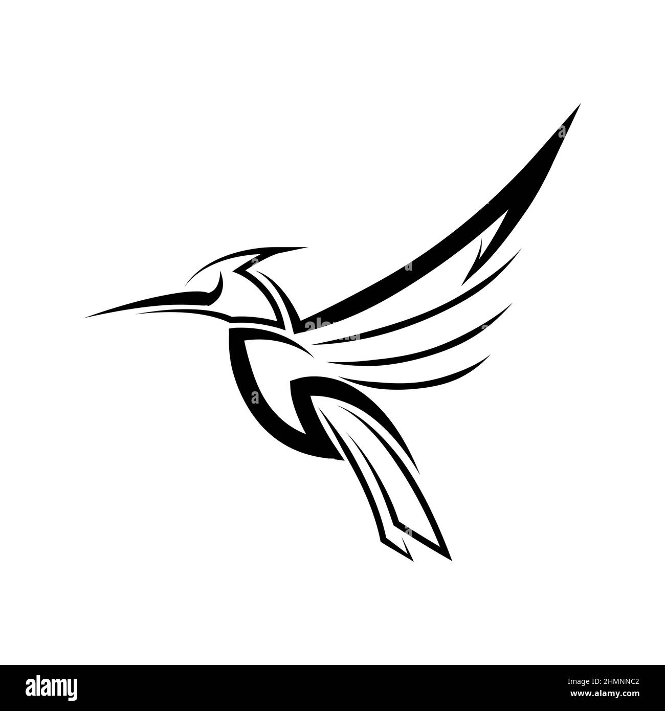 Hummingbird Tattoo Design Stock Vector Royalty Free 1051151129   Shutterstock