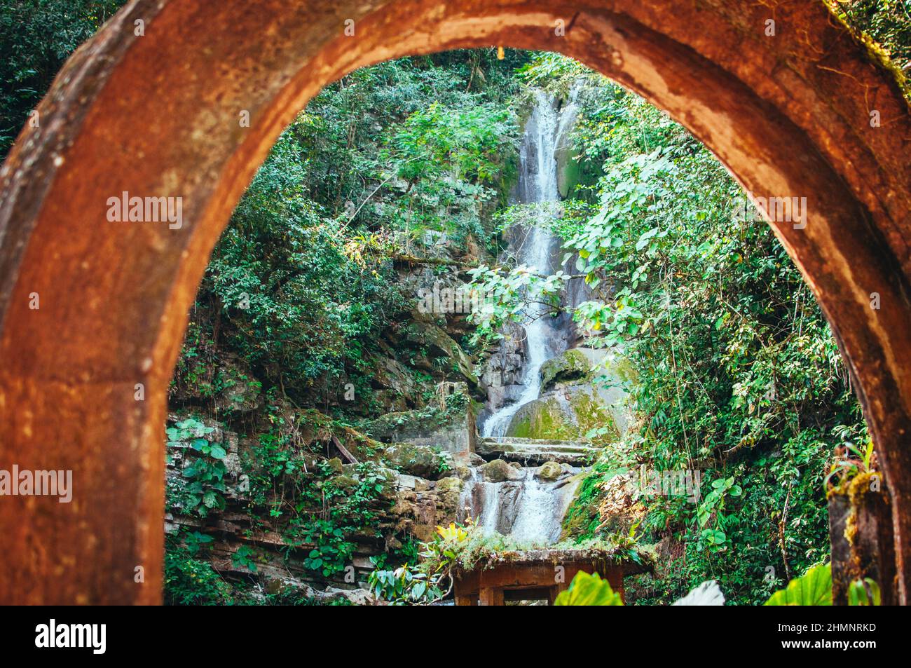 Edward James Surreal Garden Las Pozas Xilitla Mexico Stock Photo