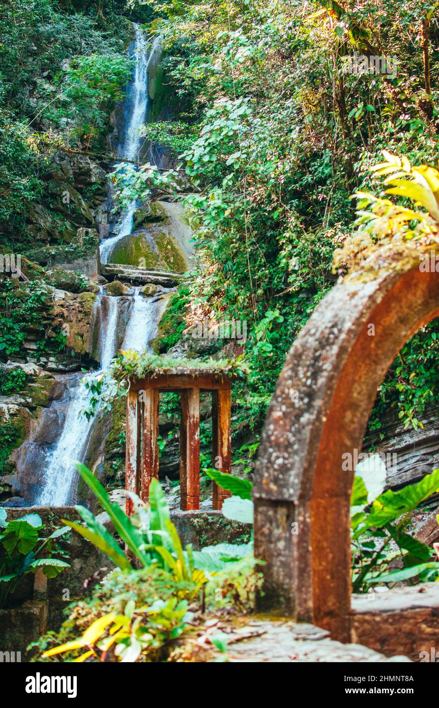Edward James Surreal Garden Las Pozas Xilitla Mexico Stock Photo