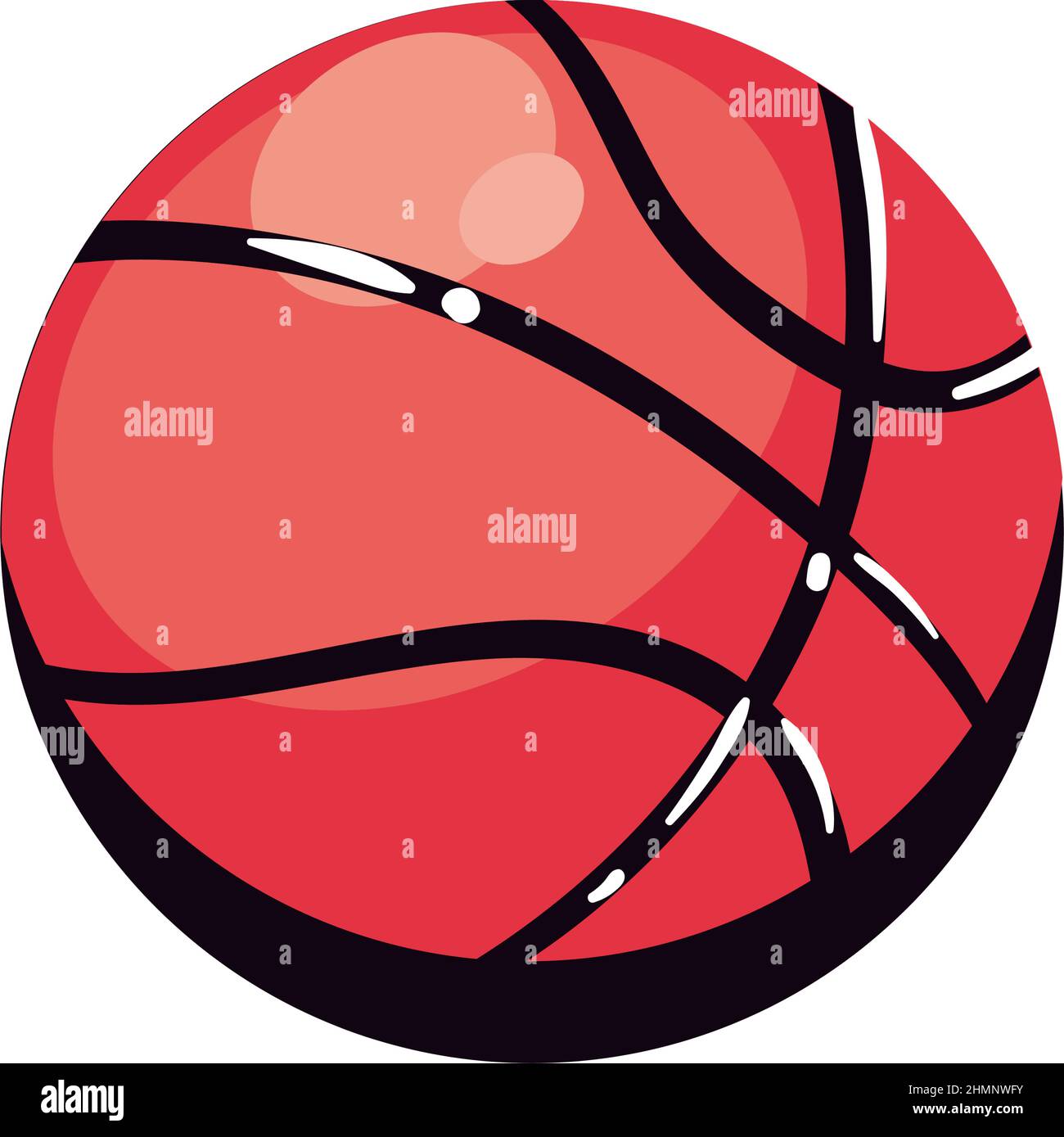 basketball ball illustration over white Stock Vector Image & Art - Alamy