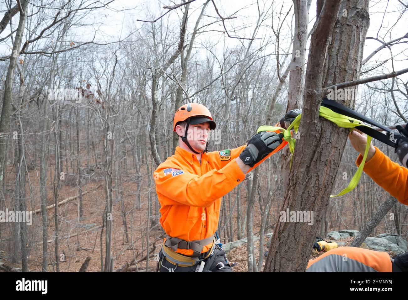 New Jersey Search and Rescue (NJSAR) Mountain Rescue Unit practice