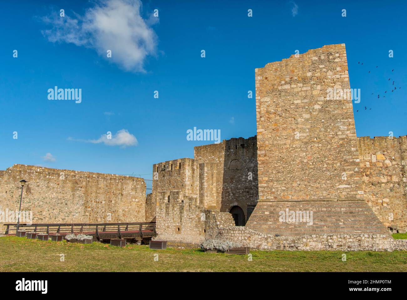 Smederevo Fortress in Smederevo, Serbia Stock Photo