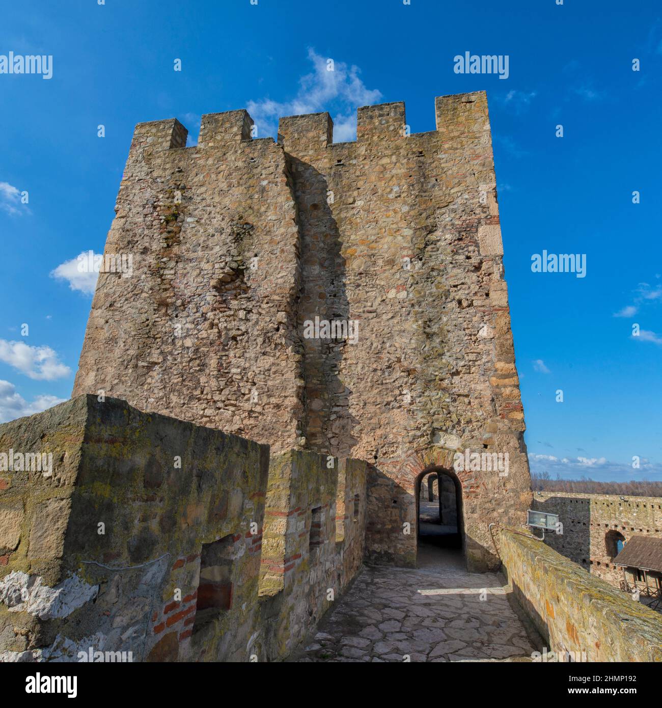 Smederevo Fortress in Smederevo, Serbia Stock Photo