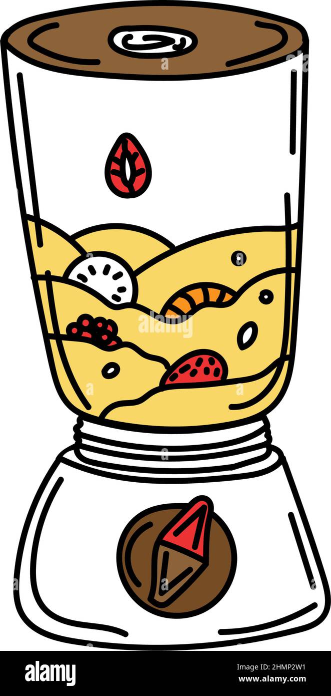Cartoon juice blender Cut Out Stock Images & Pictures - Alamy