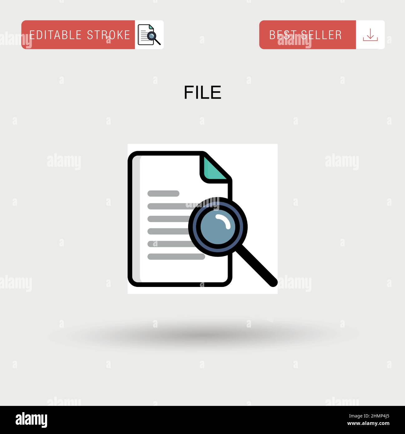 File Simple vector icon Stock Vector Image & Art - Alamy