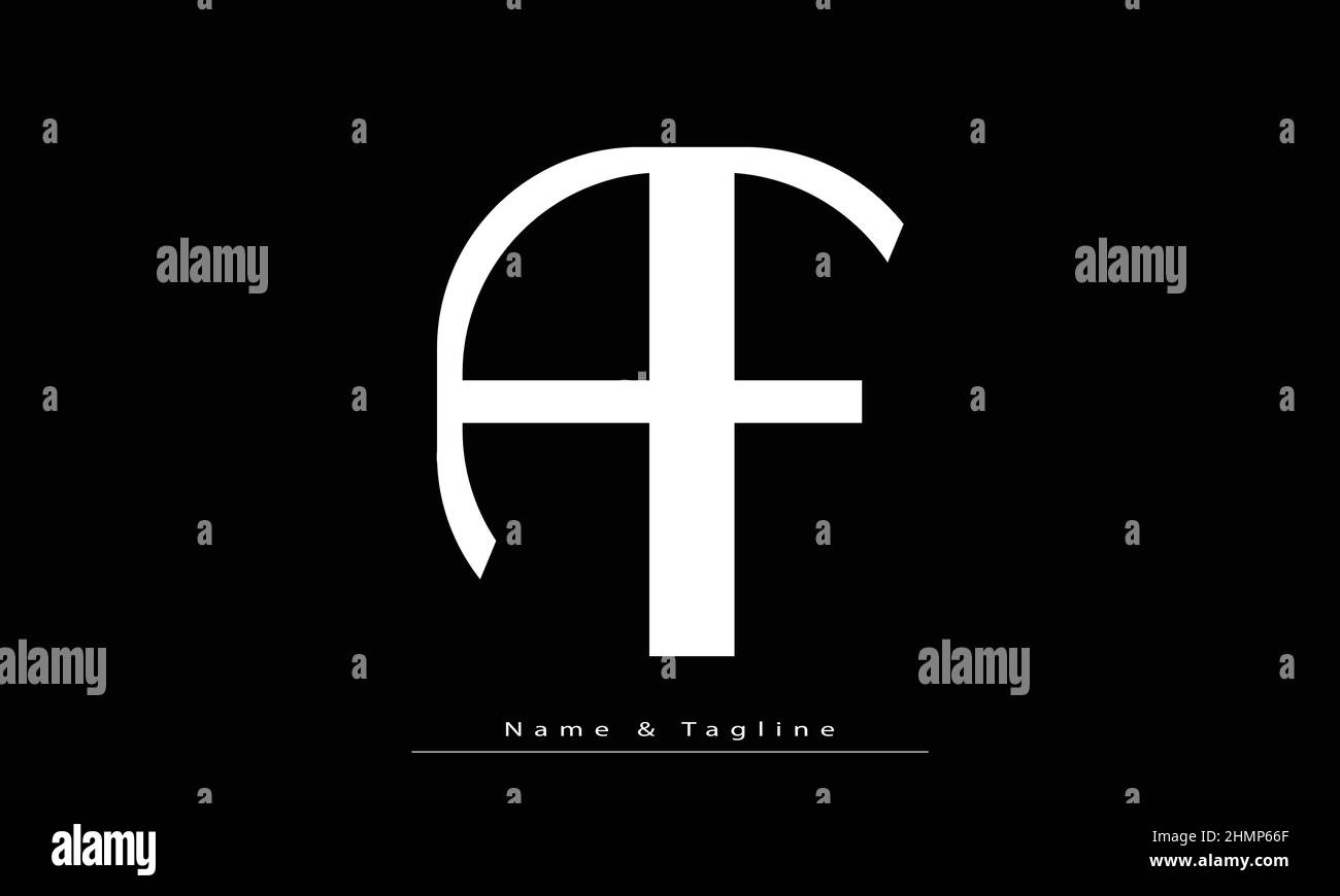 Alphabet letters Initials Monogram logo  AF, FA Stock Vector