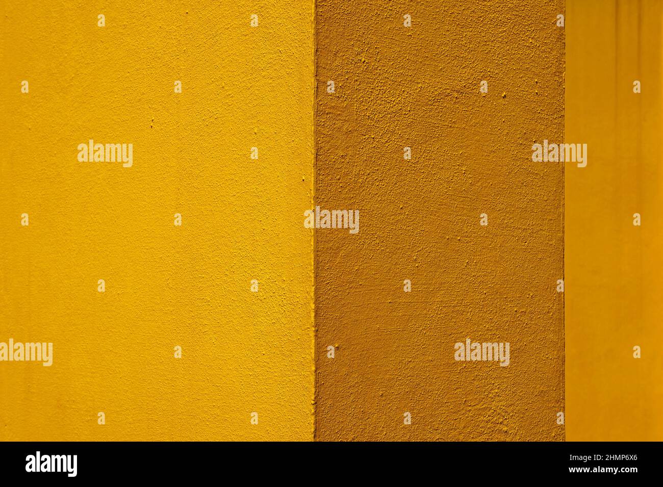 Yellow wall texture background, Brazil Stock Photo