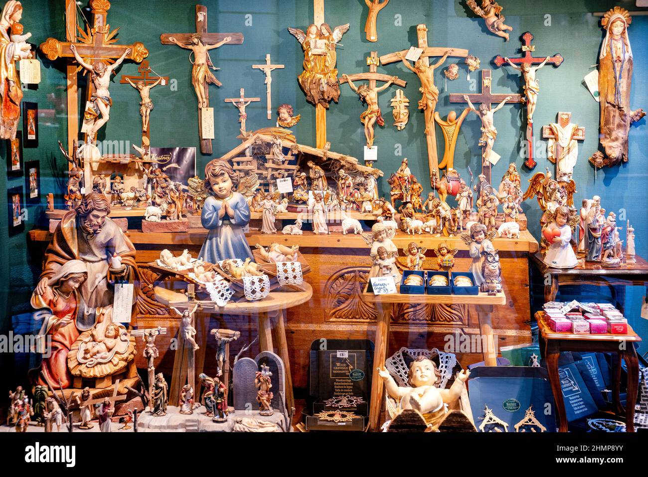 Christian souvenir shop. Jesus. Faith in god. A gift to a believer ...