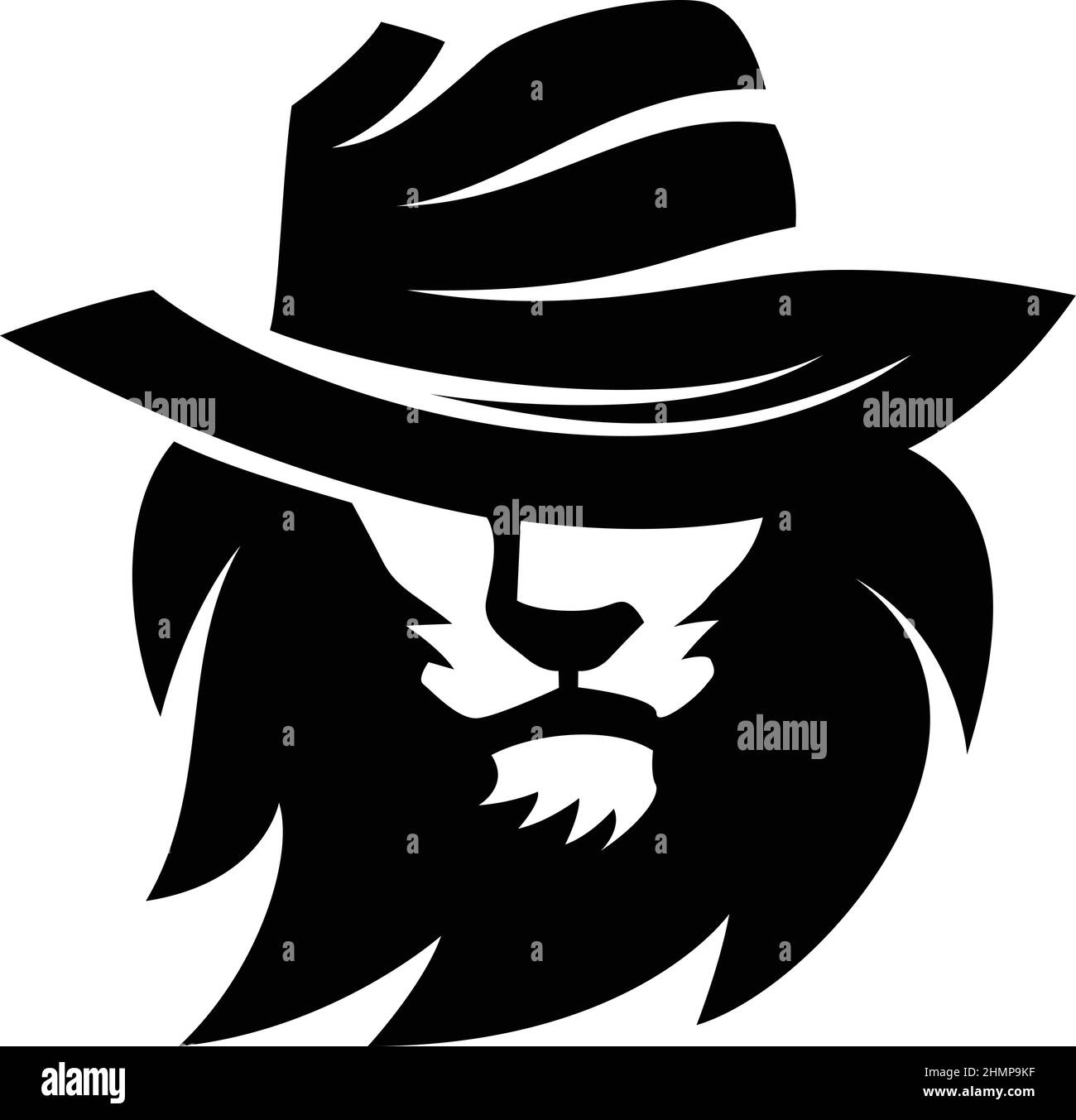 Lion with hat hi-res stock photography and images - Alamy
