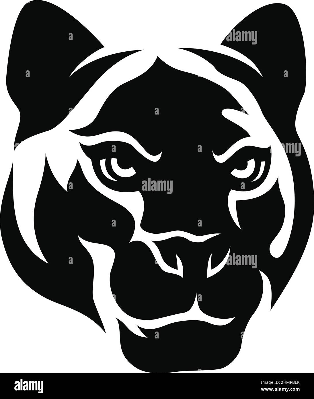 Head of Black Panther, Vector Design Stock Vector Image & Art - Alamy