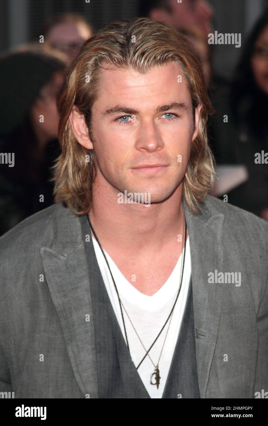 London, UK. Chris Hemsworth at the European premiere of the film The Hunger Games held at the O2