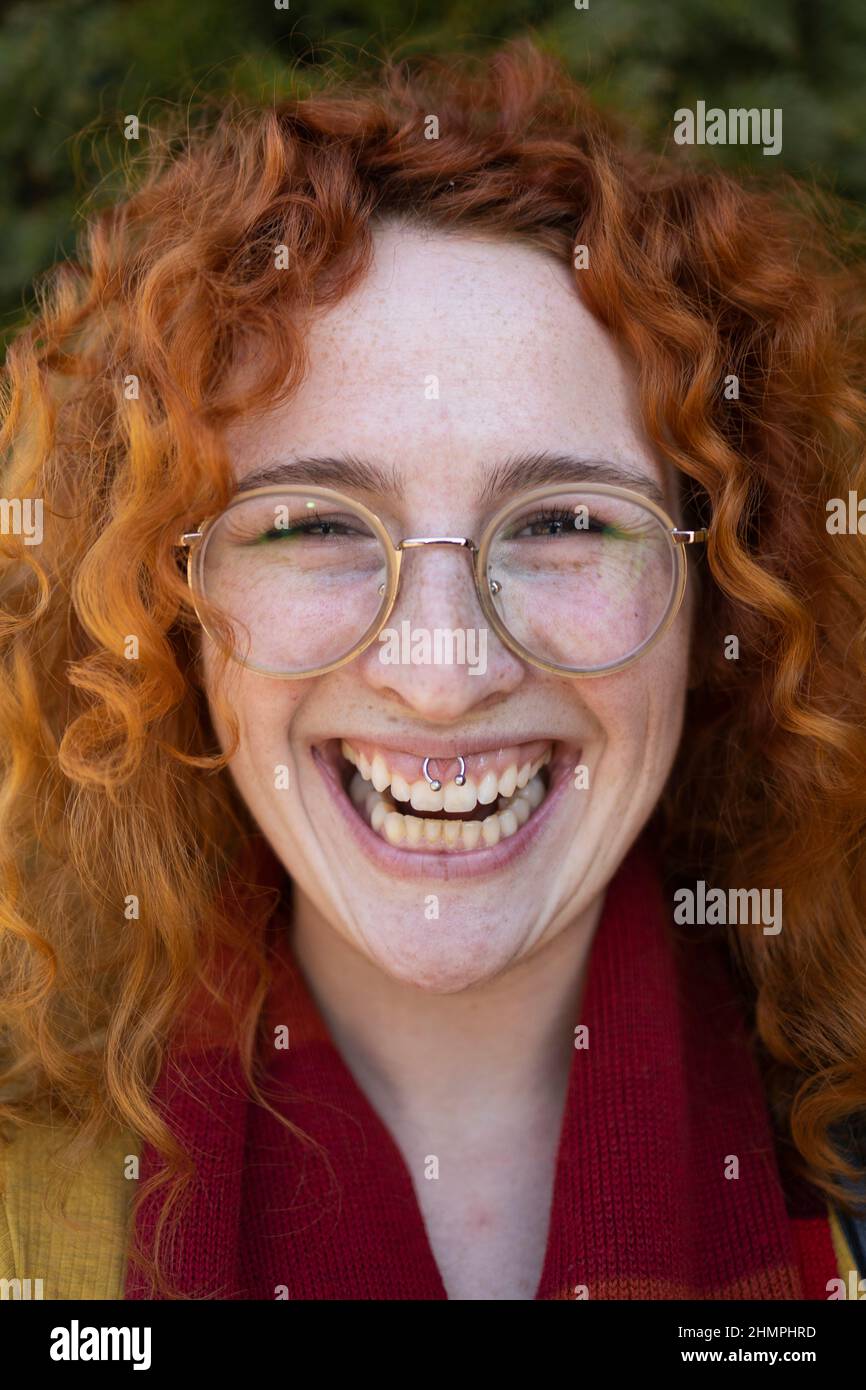Smiley Piercing High Resolution Stock Photography And Images Alamy