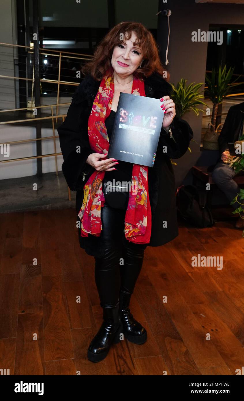 Actress Harriet Thorpe arriving for the West End gala night for 'Steve