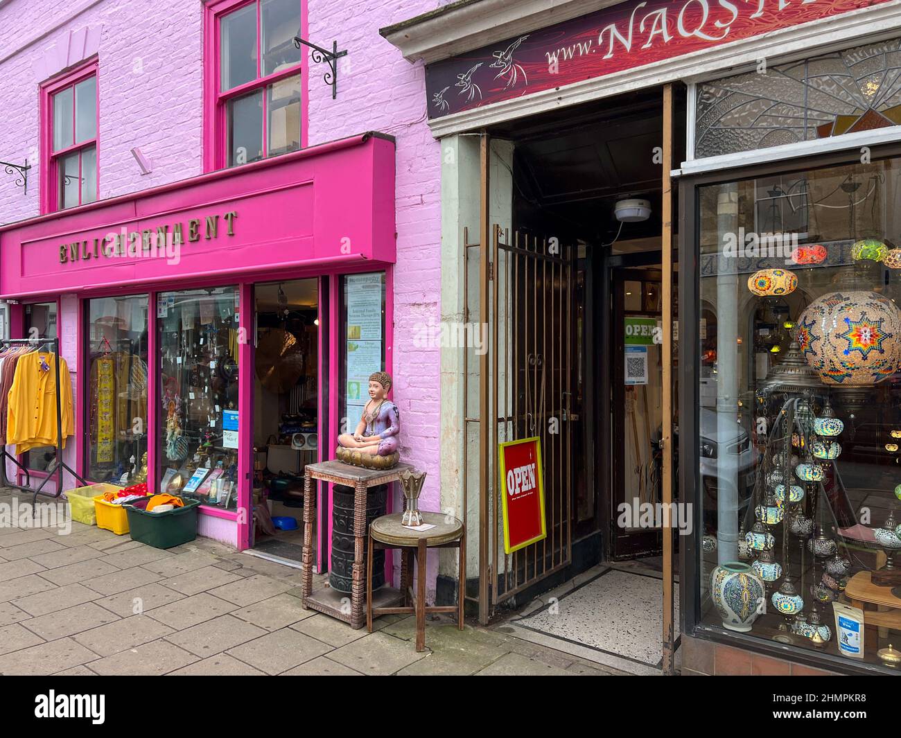 New age and spirituality shops and business premises in Glastonbury