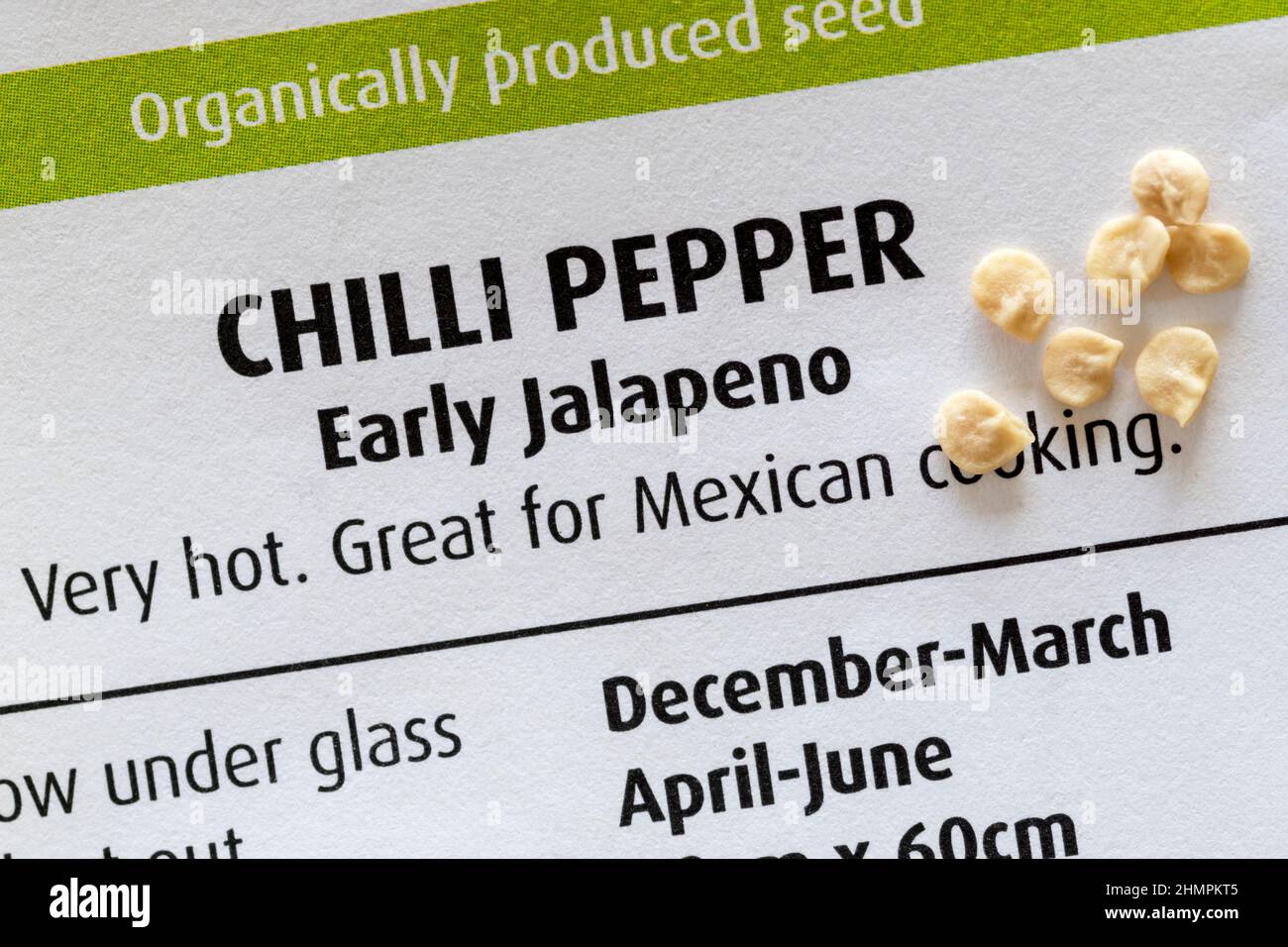 Jalapeno seed packet hires stock photography and images Alamy