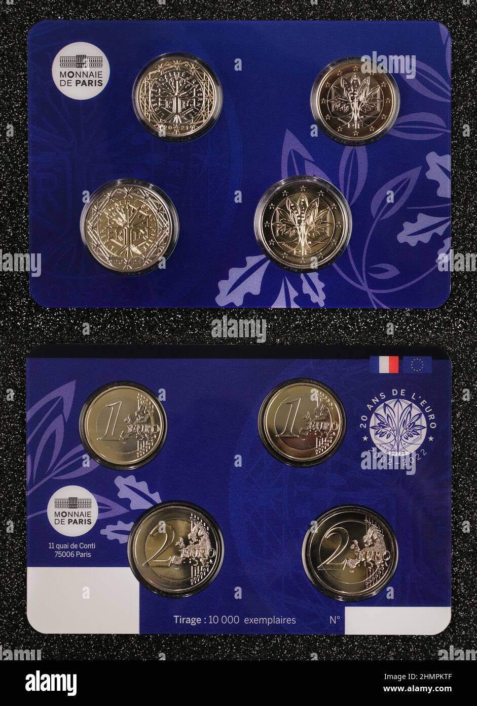 Commemorative coins 2 euros  pack 6 coins Portugal