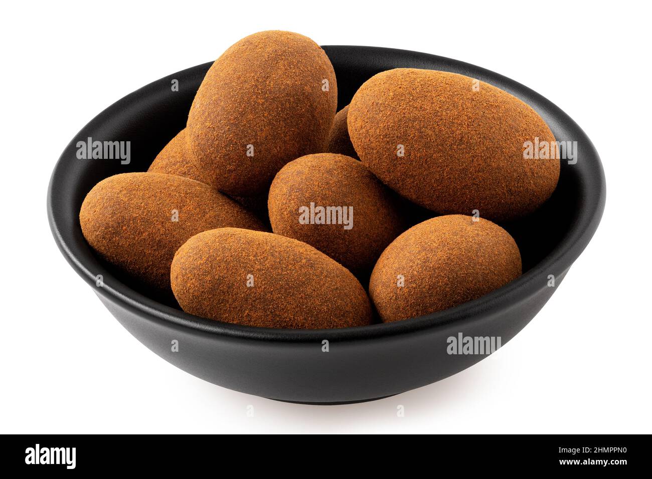 Chocolate covered almonds in French coin dispenser candy machines Stock  Photo - Alamy