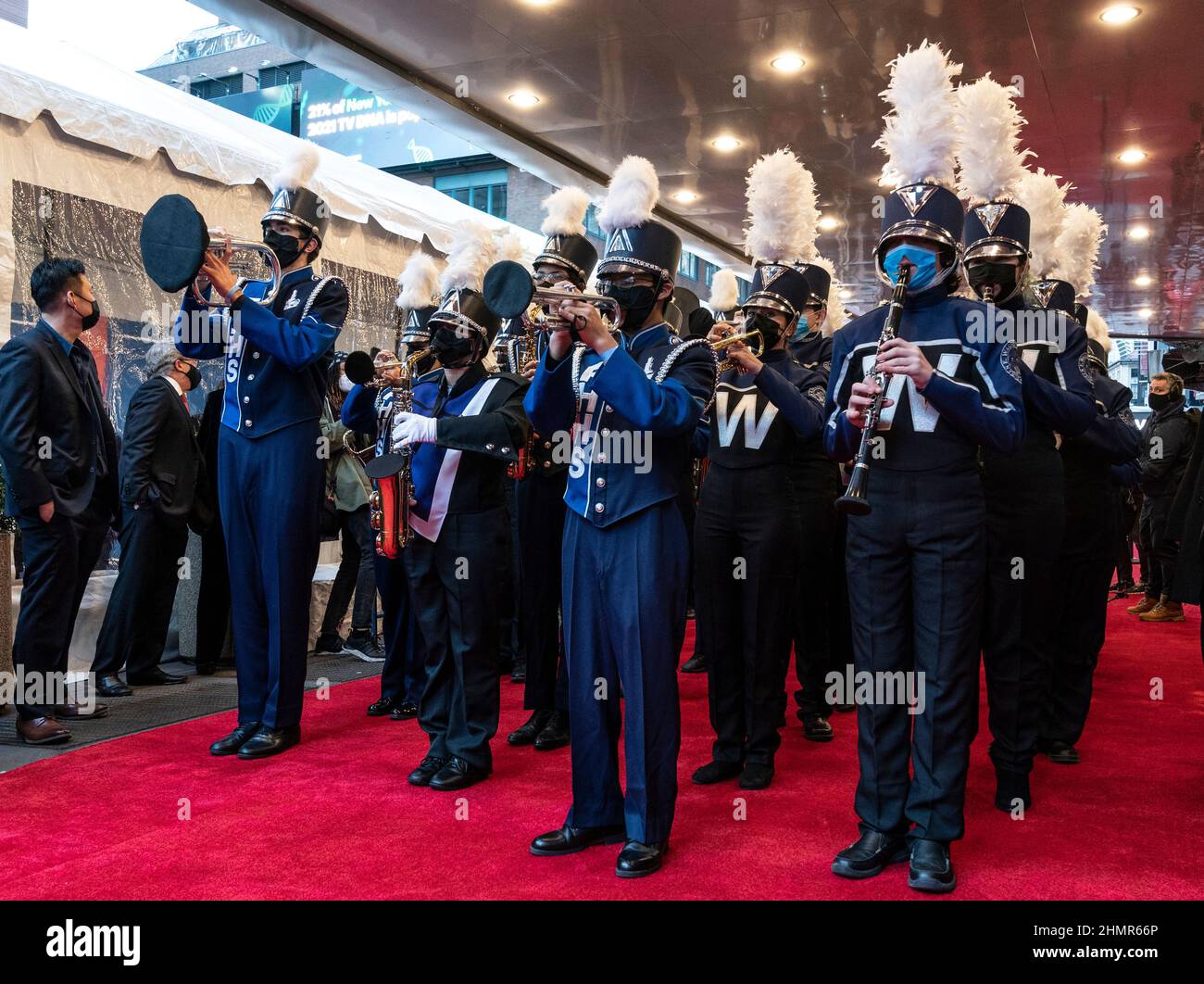 New York, NY February 10, 2022 NYC High Schools Marching Band
