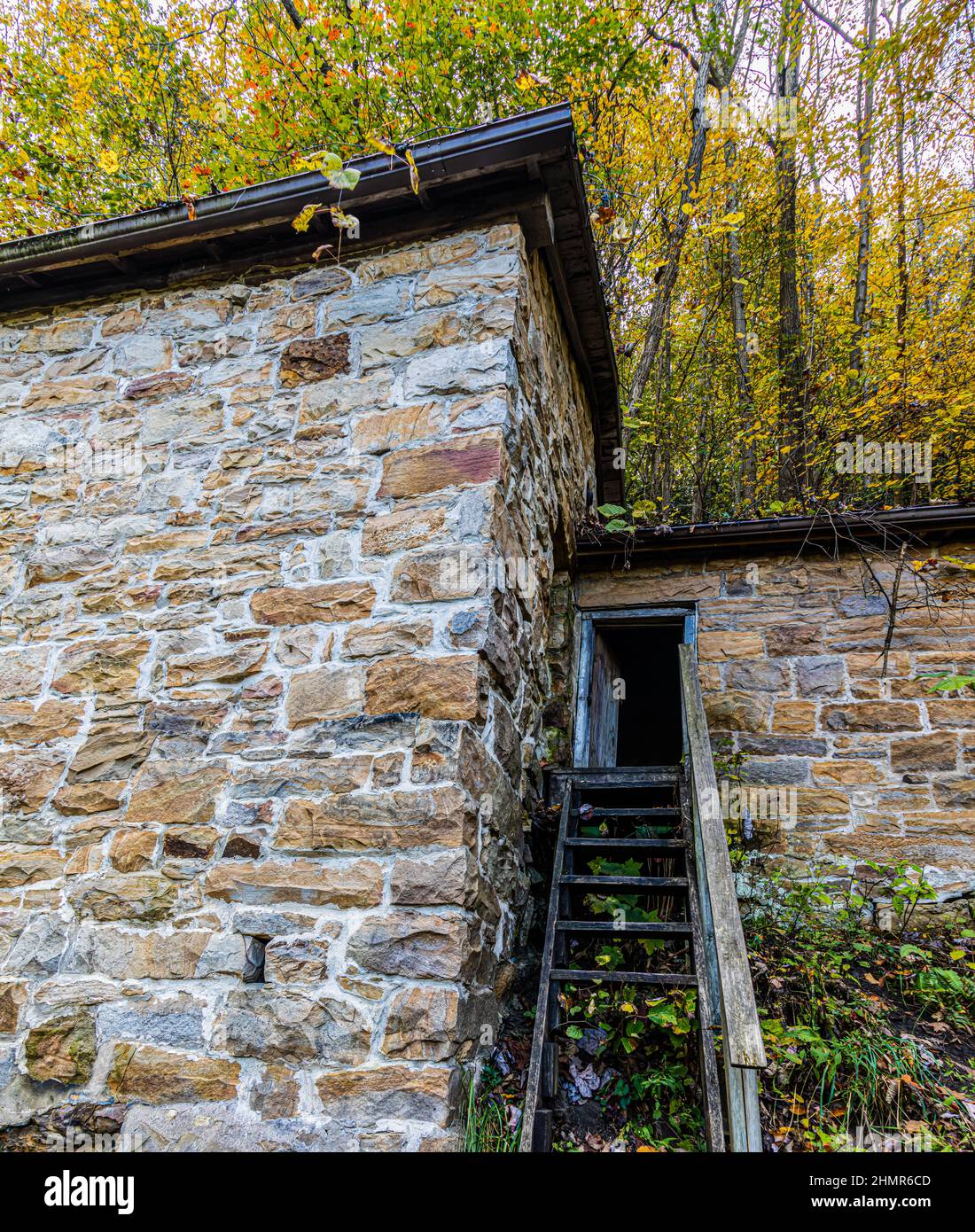 Ruins of The Old Powder House on The Kaymoor Mine Trail, New River