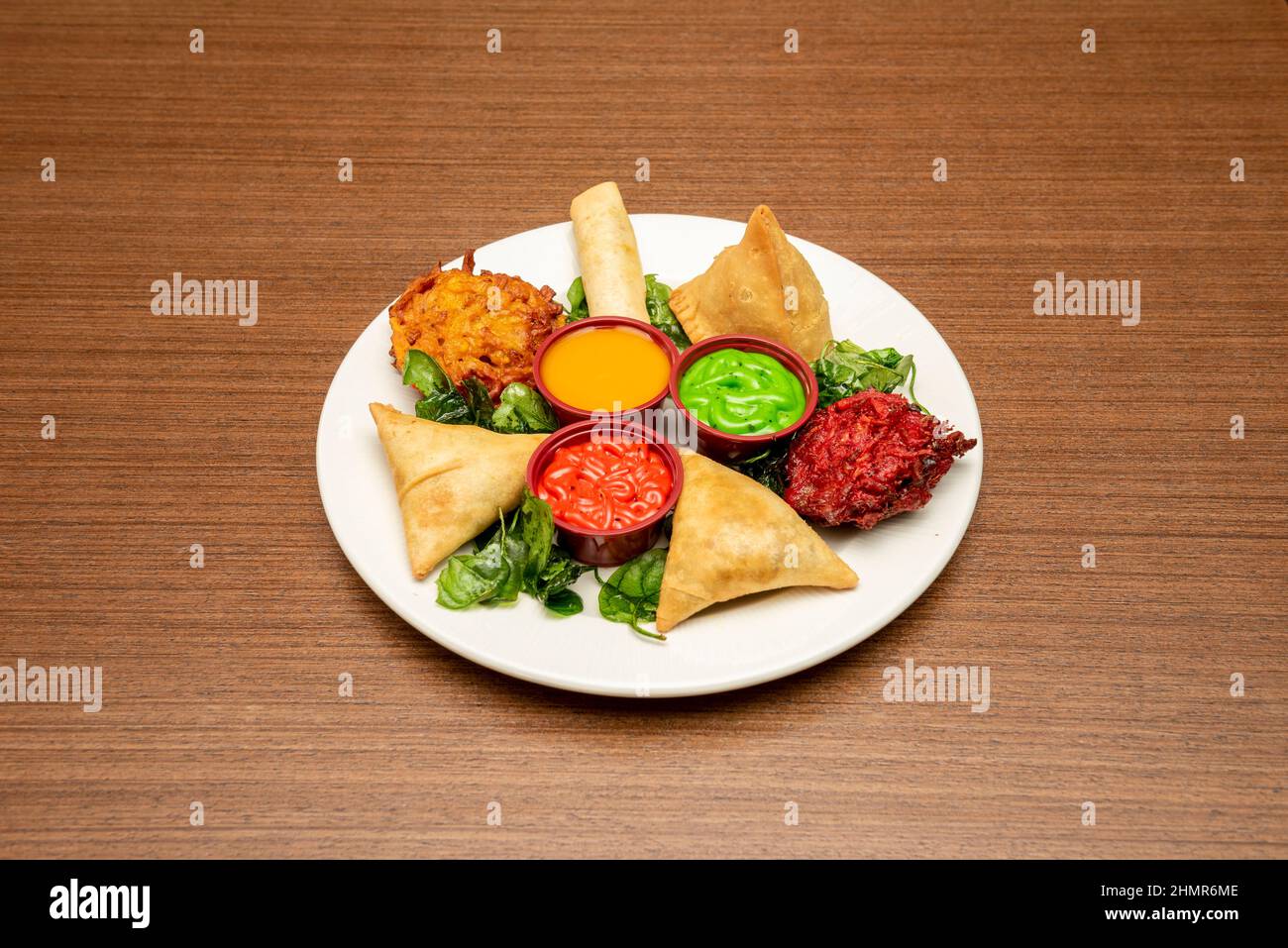 Hindu gastronomy is very varied; arises as a result of the diversity of cultures that have enriched it throughout the colonizations that took place ov Stock Photo