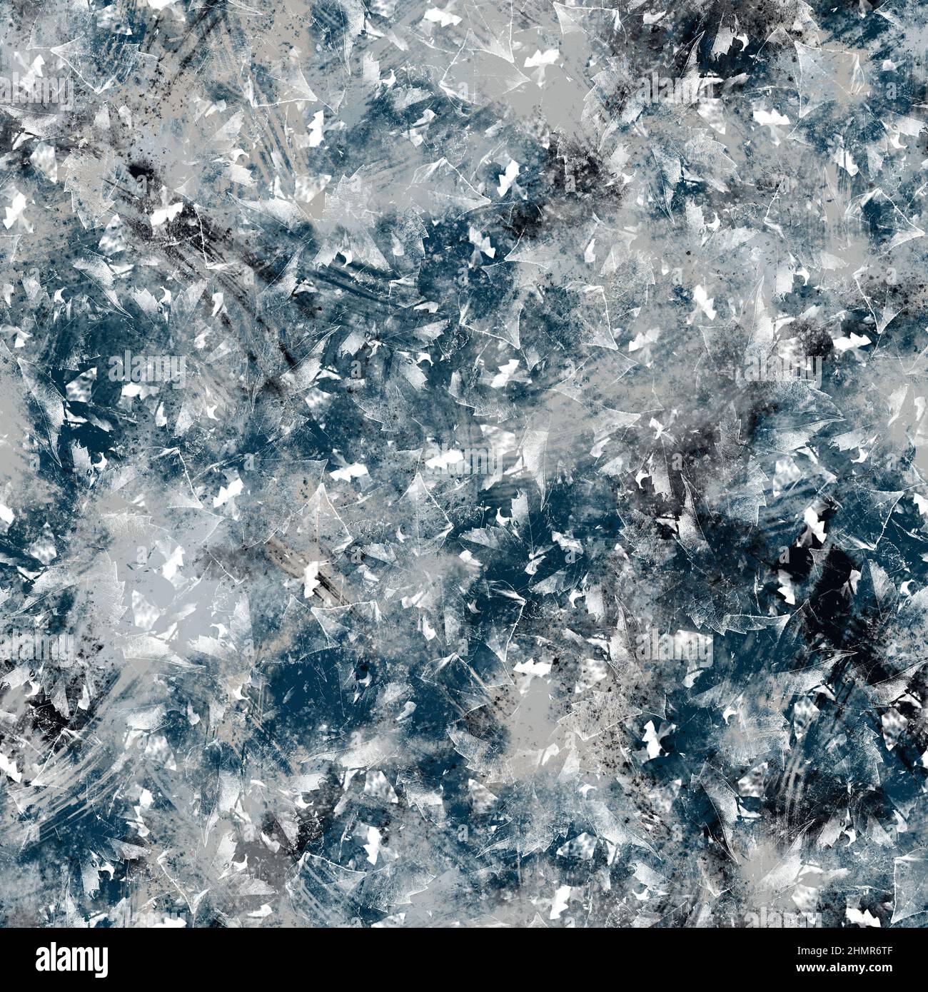 Seamless navy blue and white abstract grungy seamless surface pattern ...