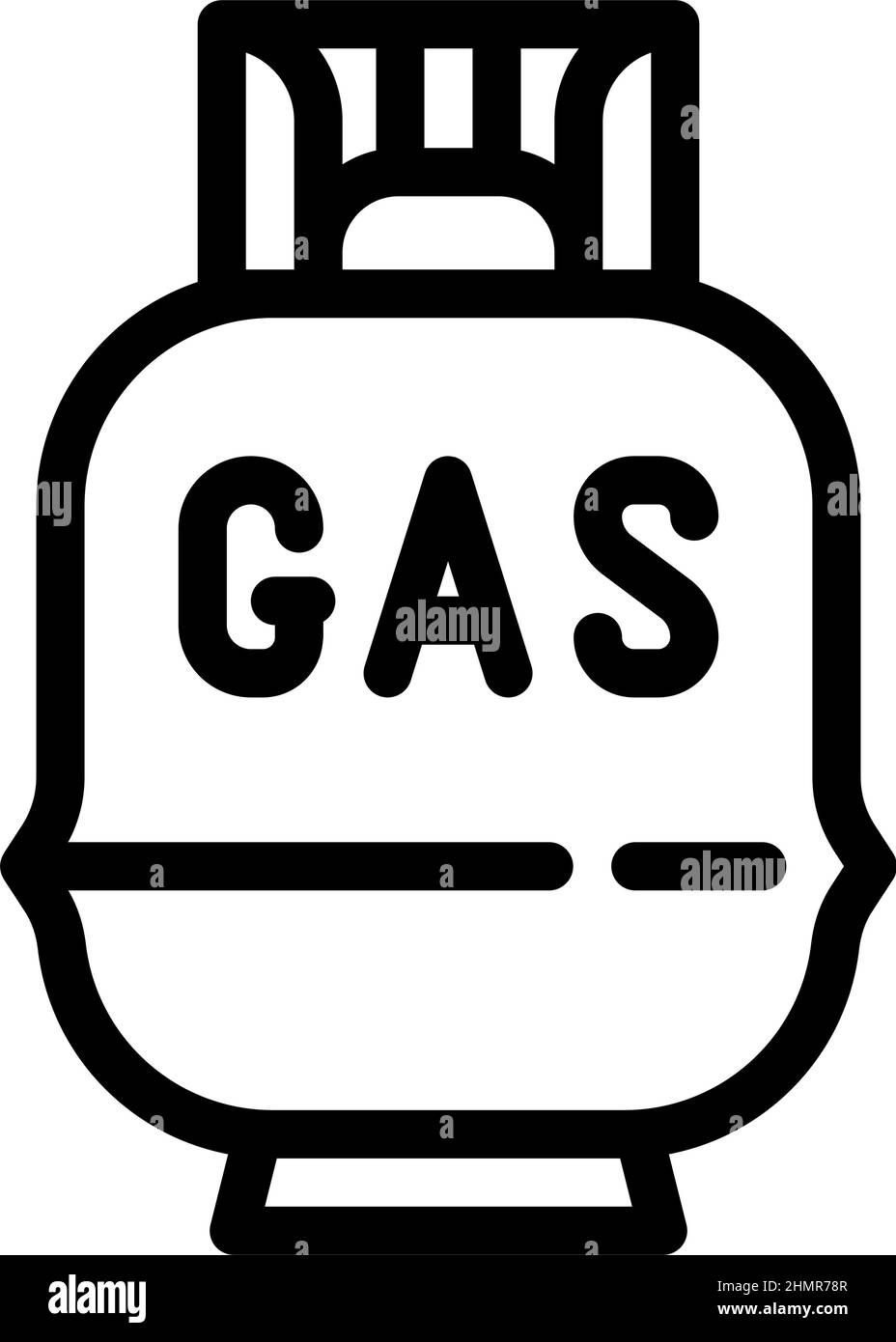 gas cylinder line icon vector illustration Stock Vector Image & Art Alamy