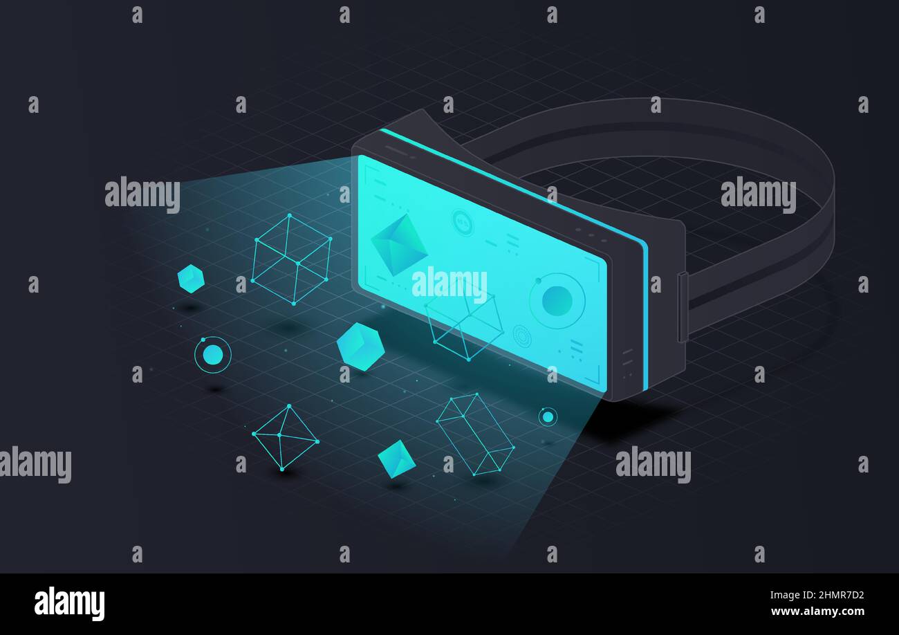 VR glasses concept Stock Vector Image & Art - Alamy