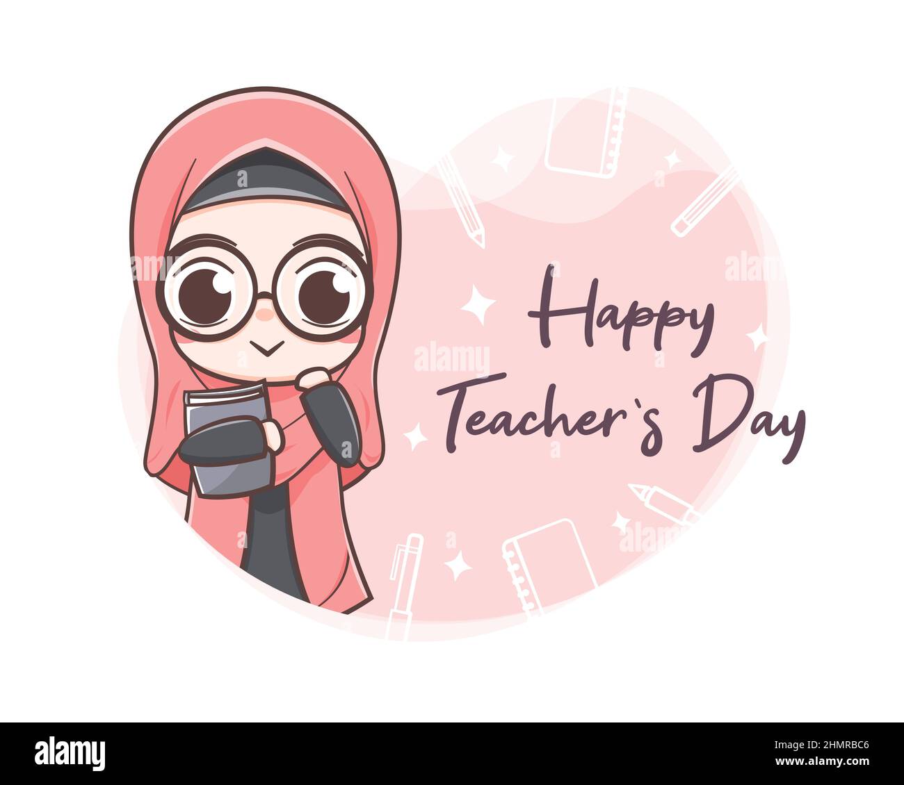 World teachers' day cartoon illustration Stock Vector Image & Art - Alamy