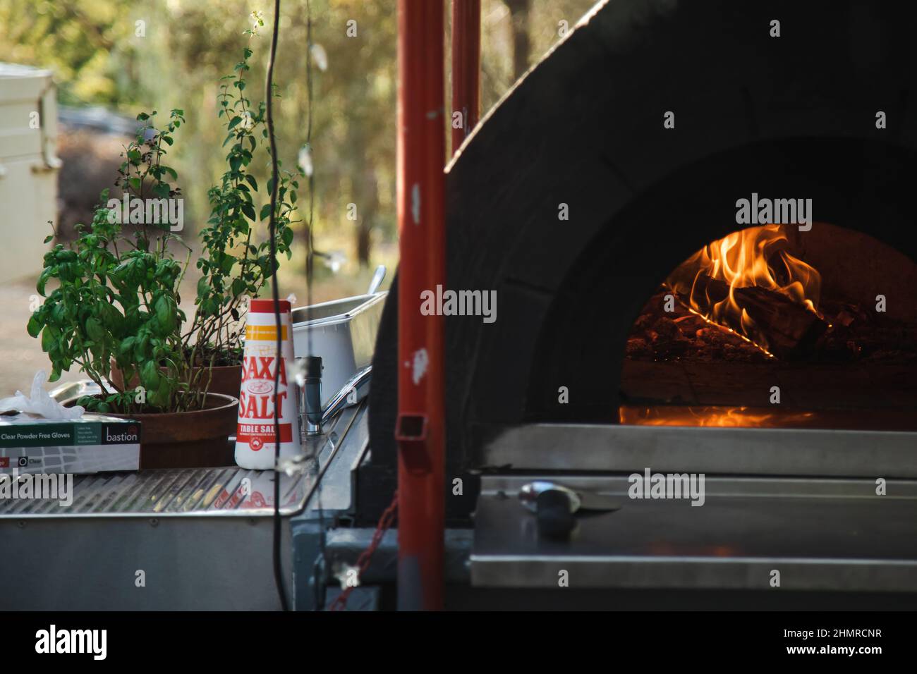 Wood fired pizza oven hires stock photography and images Alamy