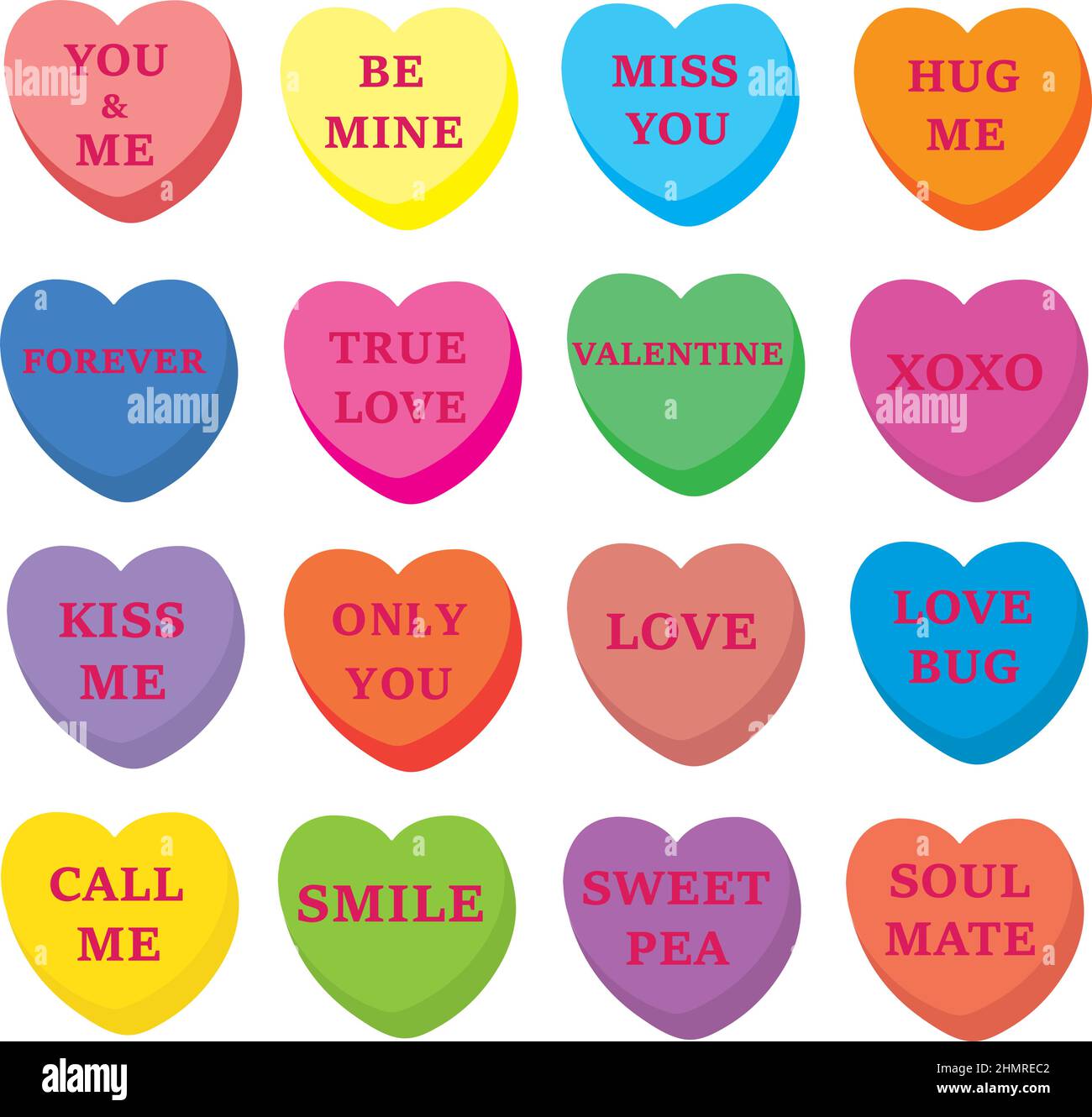 Conversation hearts hi-res stock photography and images - Alamy