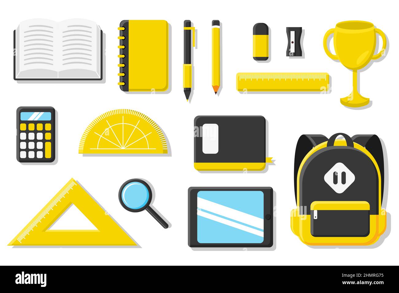 Set of stationery for school Stock Vector Image & Art Alamy