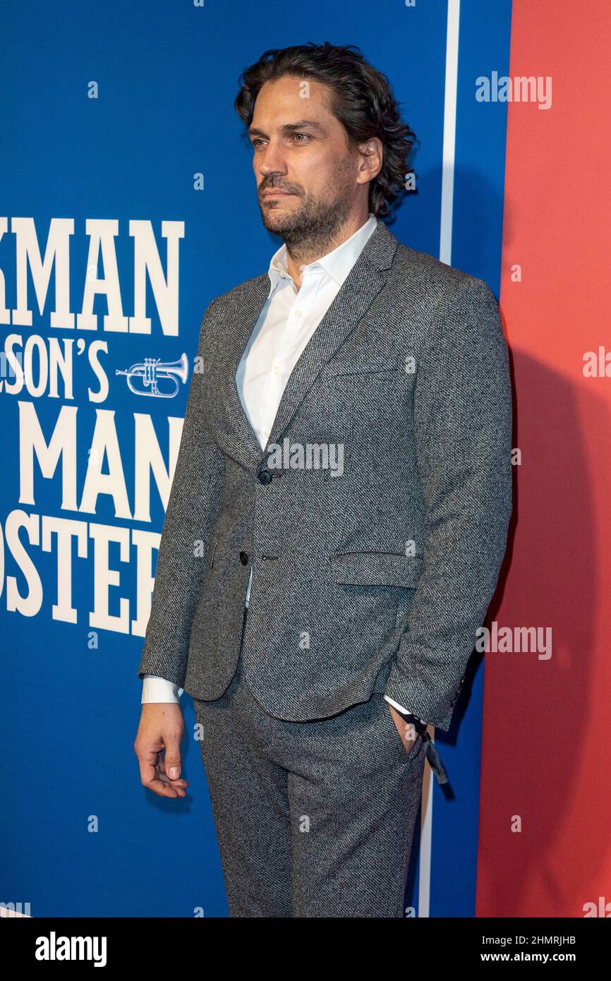 New York, USA. 10th Feb, 2022. NEW YORK, NEW YORK - FEBRUARY 10: Will Swenson attends at the opening night of 'The Music Man' on Broadway at Winter Garden Theatre on February 10, 2022 in New York City. Credit: Ron Adar/Alamy Live News Stock Photo