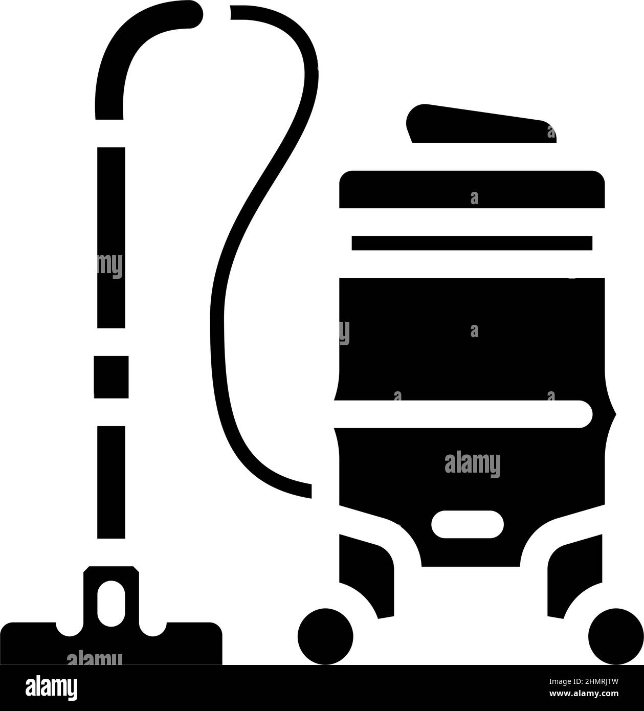 vacuum cleaner glyph icon vector illustration Stock Vector Image & Art ...