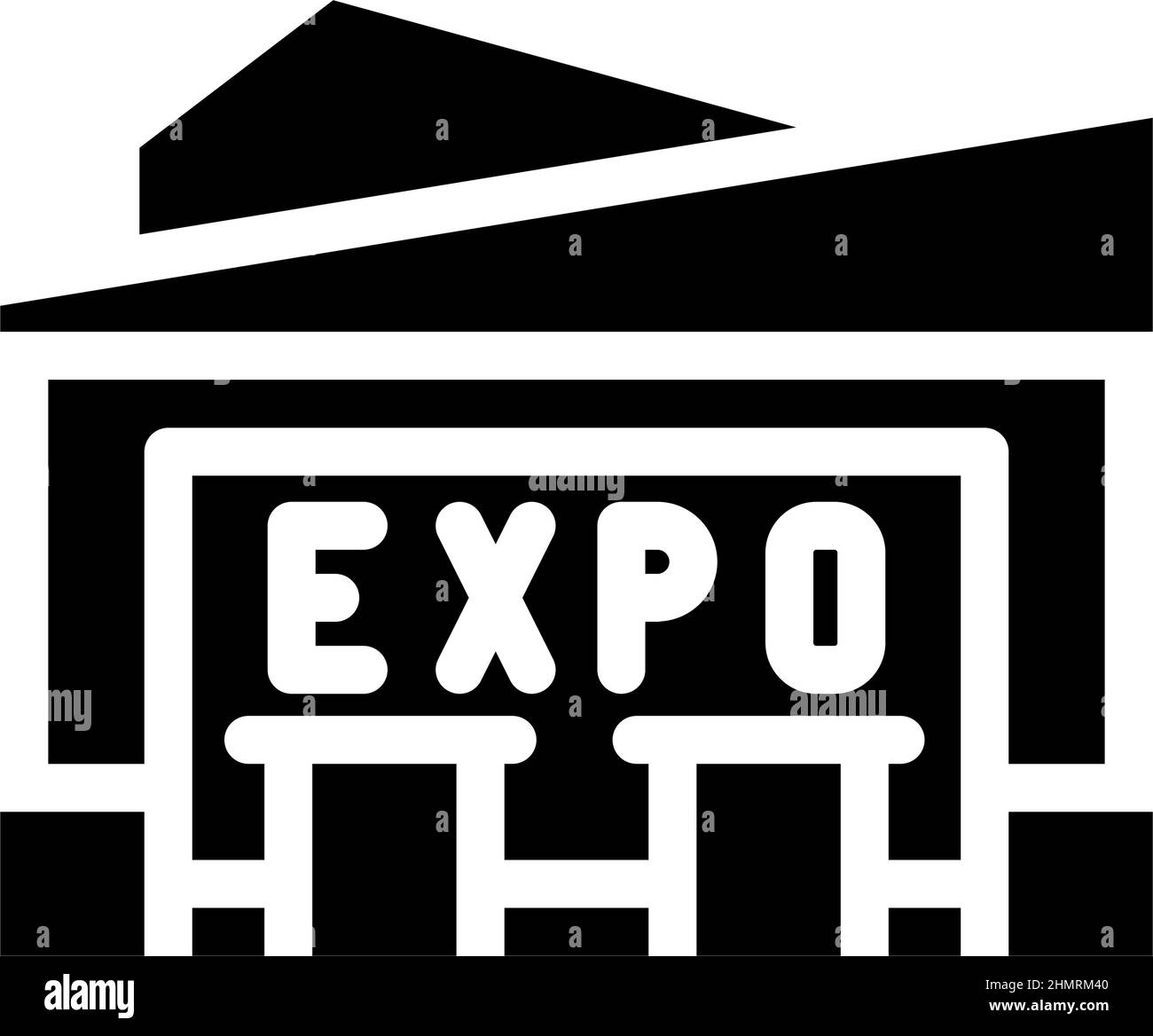 expo center glyph icon vector illustration Stock Vector Image & Art - Alamy