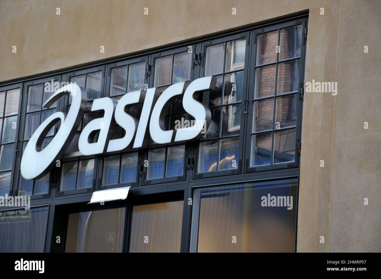 Copenhagen/Denmark./11 February 2022/.Asics sport shoes store in danish  capital Copenhagen Denmark. (Photo..Francis Joseph Dean/Dean Pictures Stock  Photo - Alamy