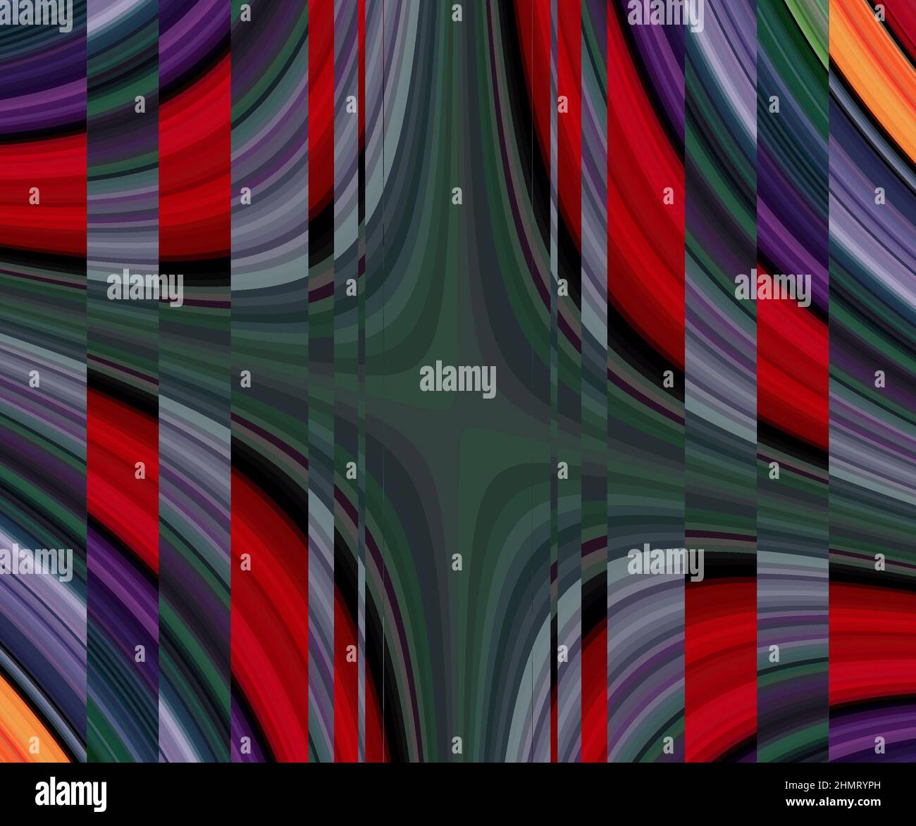 Computer generated abstract colorful glitch artwork with unexpected result of a digital