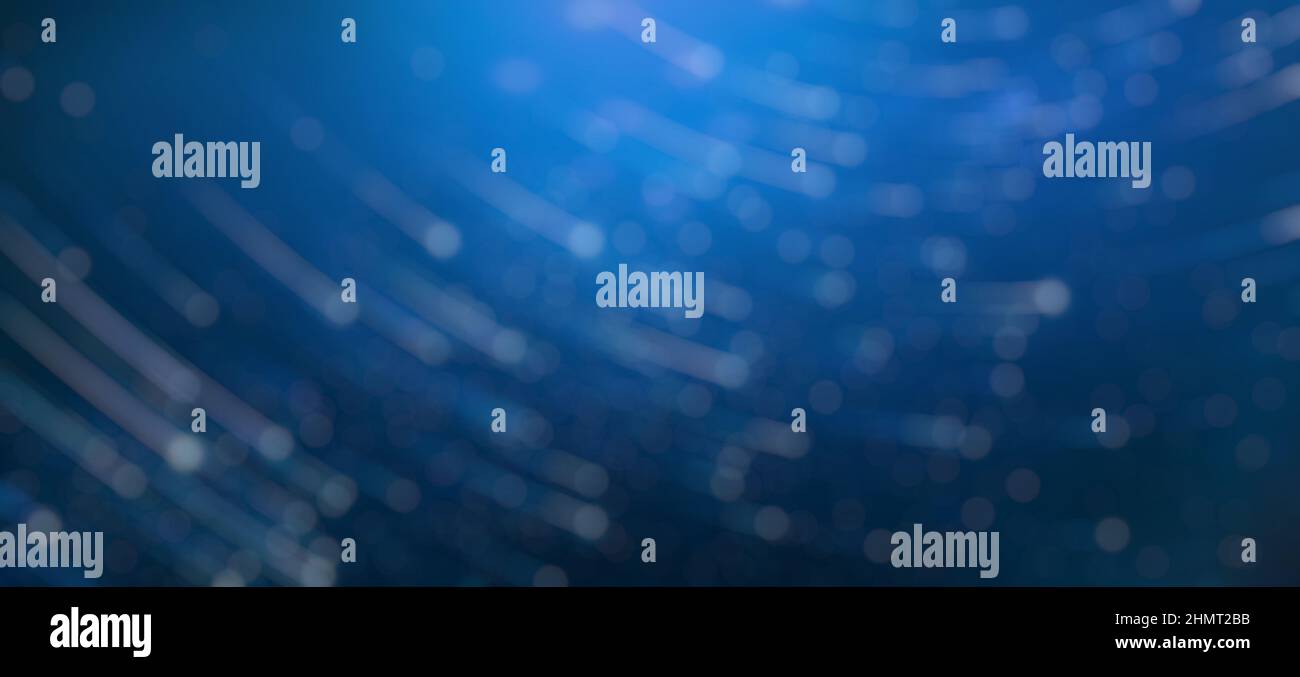 modern blue bokeh background Stock Photo