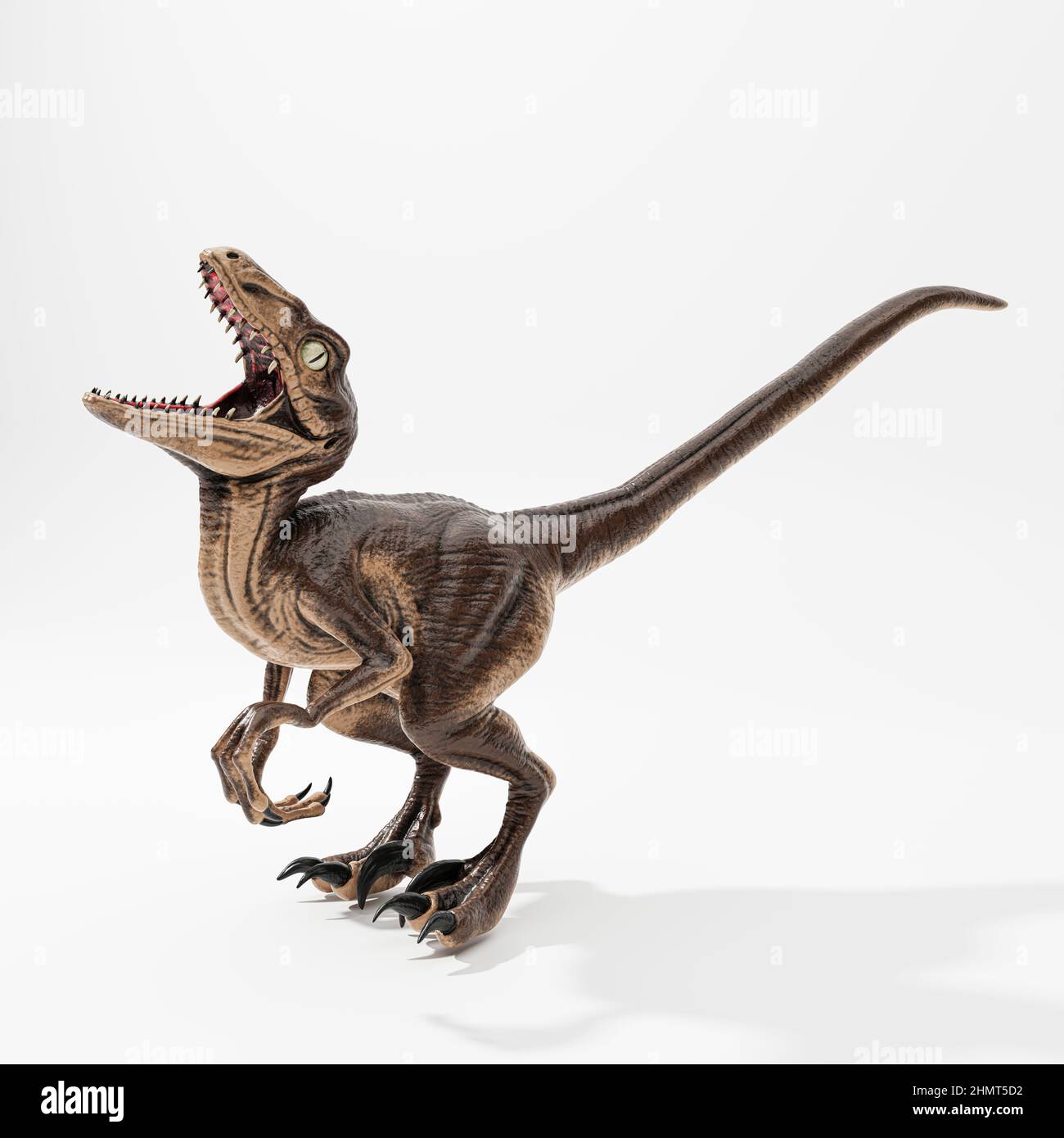 dino raptor robot is running, 3d illustration Stock Photo - Alamy