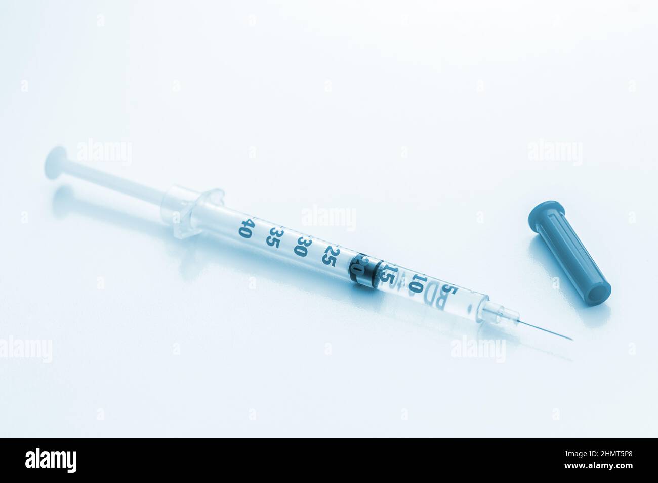 Insulin syringe for diabetes Stock Photo Alamy