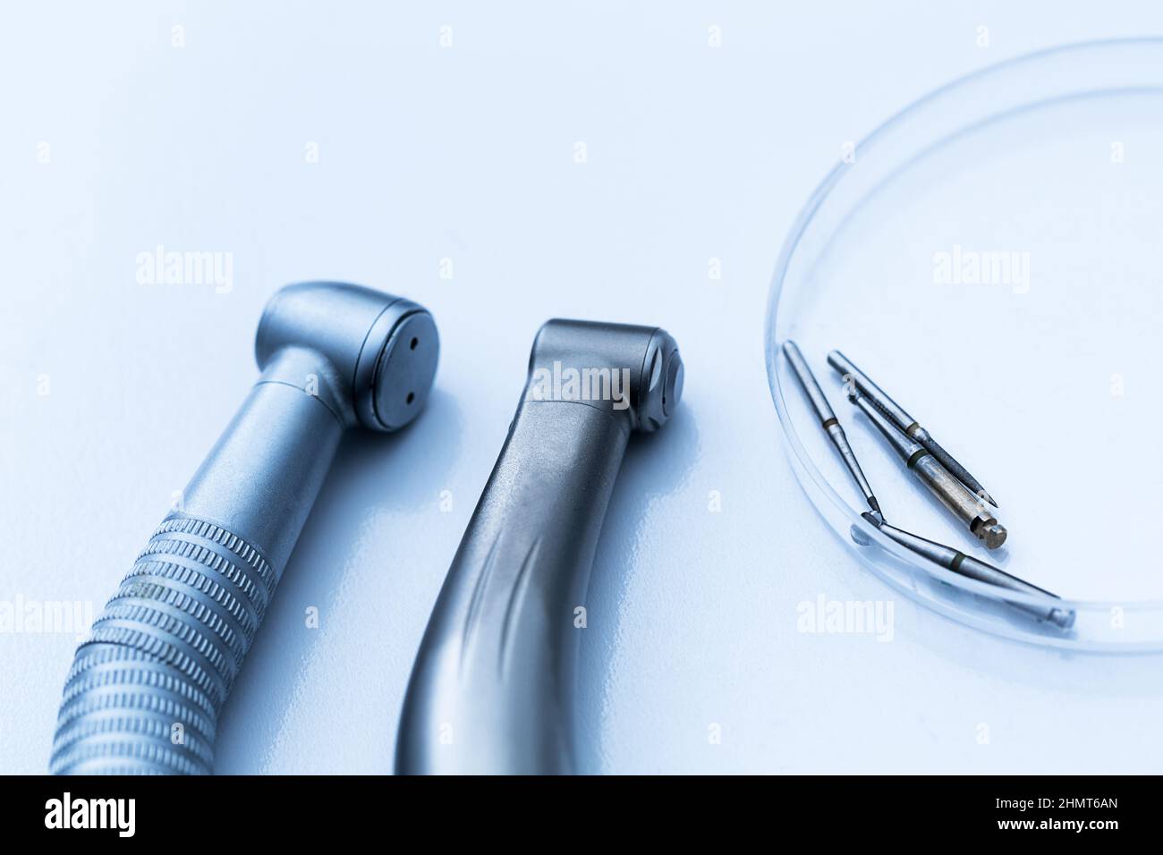 dentist drill with spare drills Stock Photo Alamy