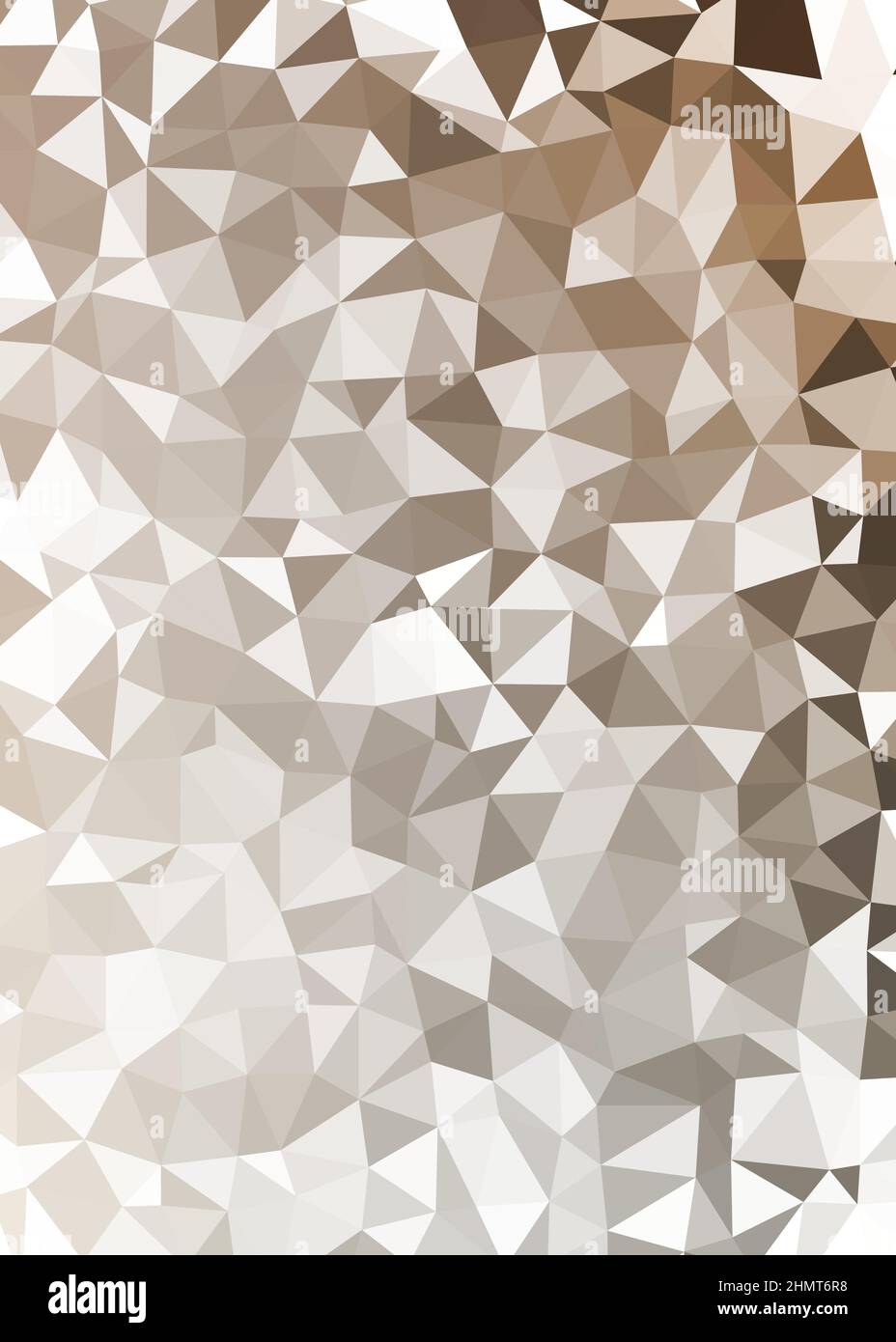 Abstract Low Polygon color Generative Art background illustration Stock Vector