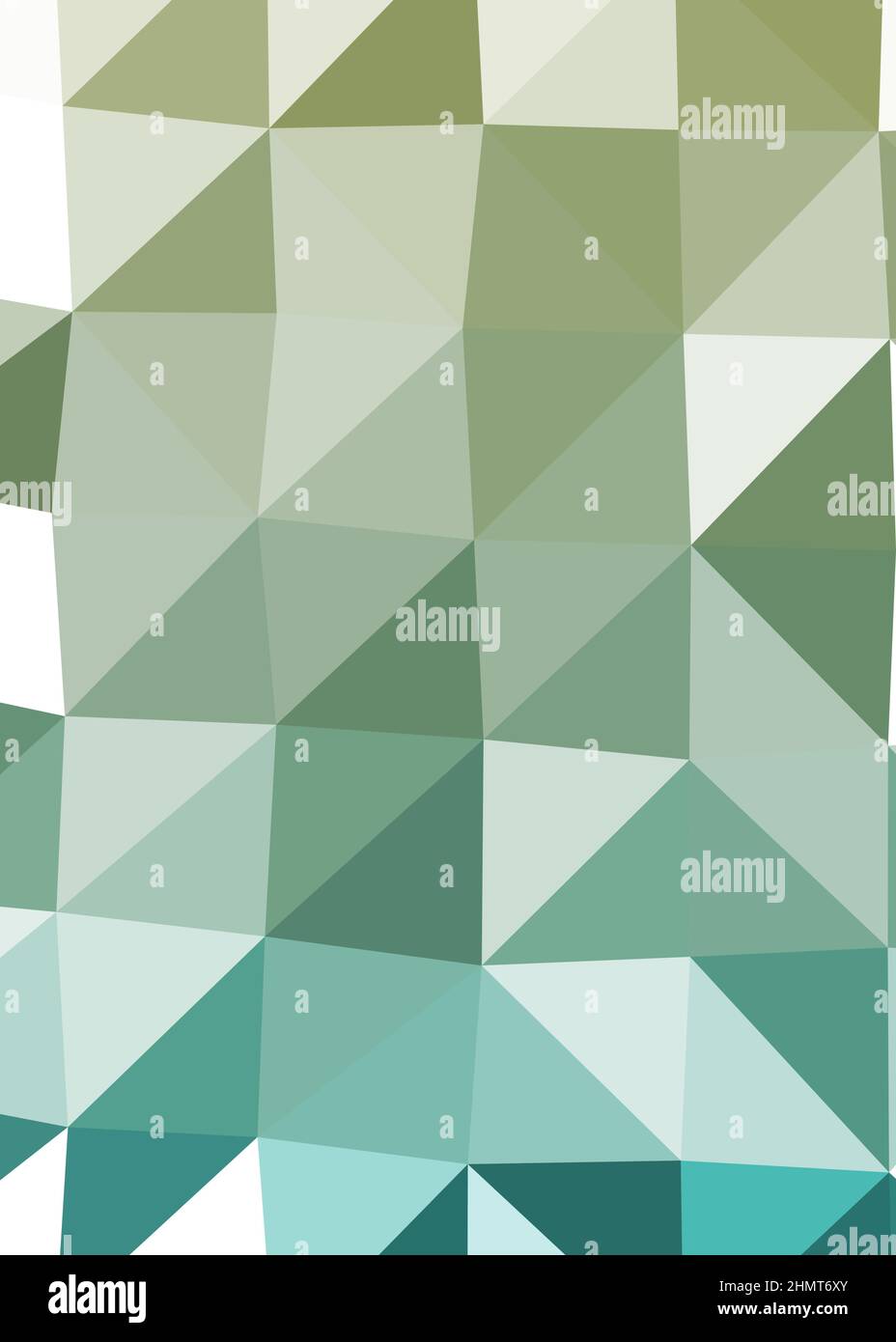 Abstract Low Polygon color Generative Art background illustration Stock Vector