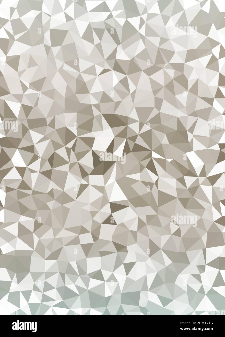Abstract Low Polygon color Generative Art background illustration Stock Vector