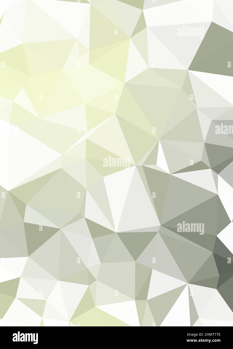 Abstract Low Polygon color Generative Art background illustration Stock Vector