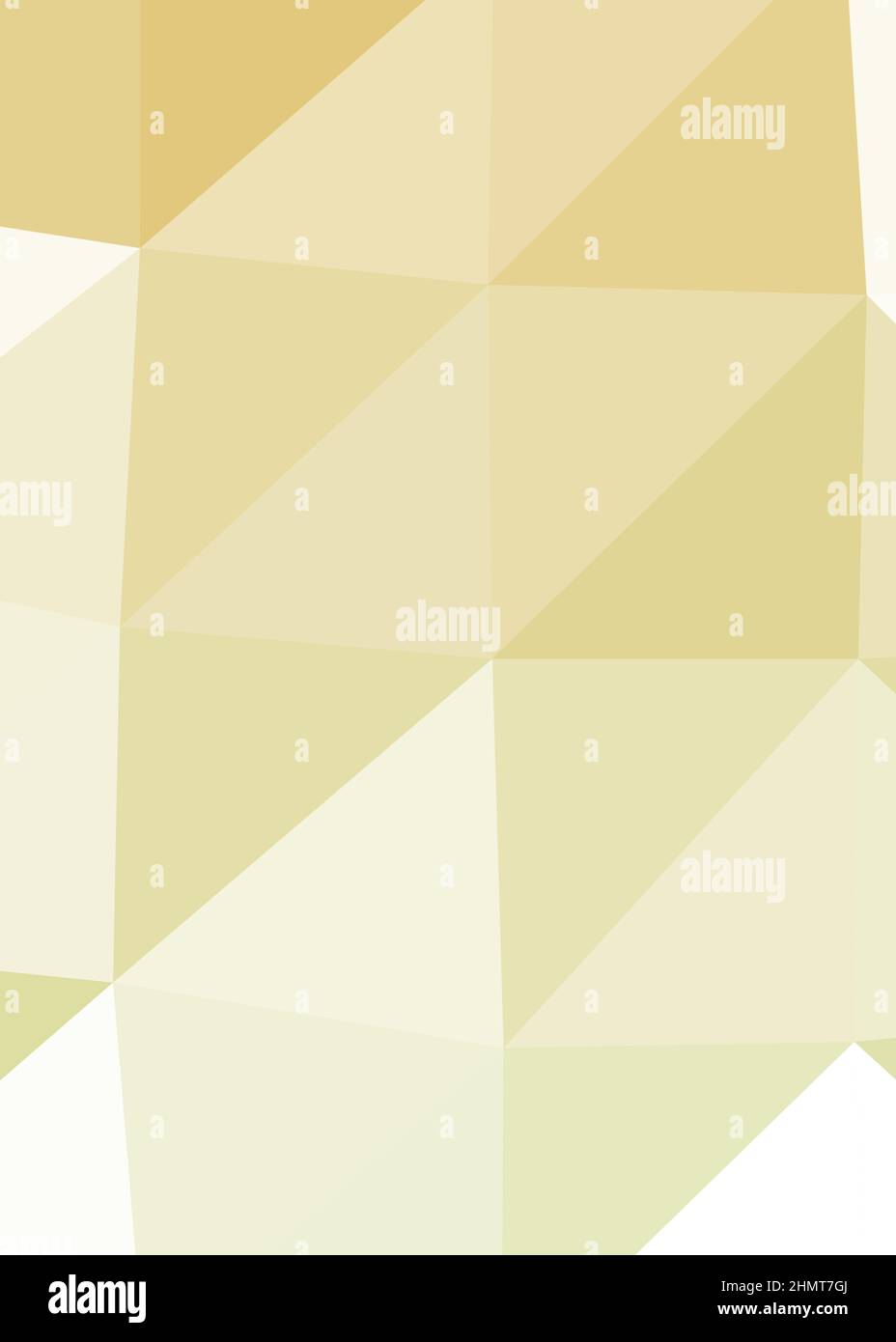 Abstract Low Polygon color Generative Art background illustration Stock Vector
