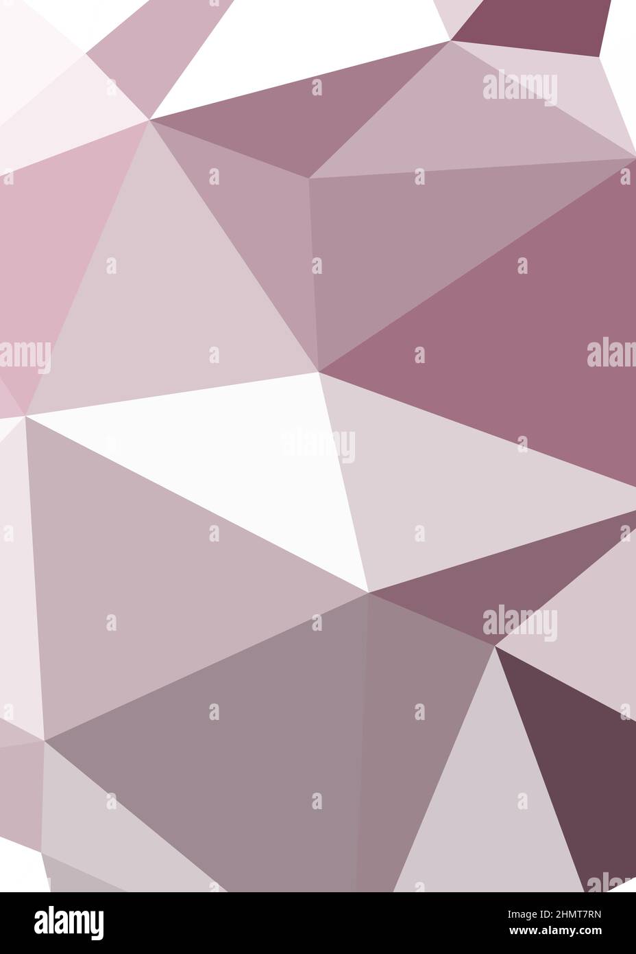 Abstract Low Polygon color Generative Art background illustration Stock Vector