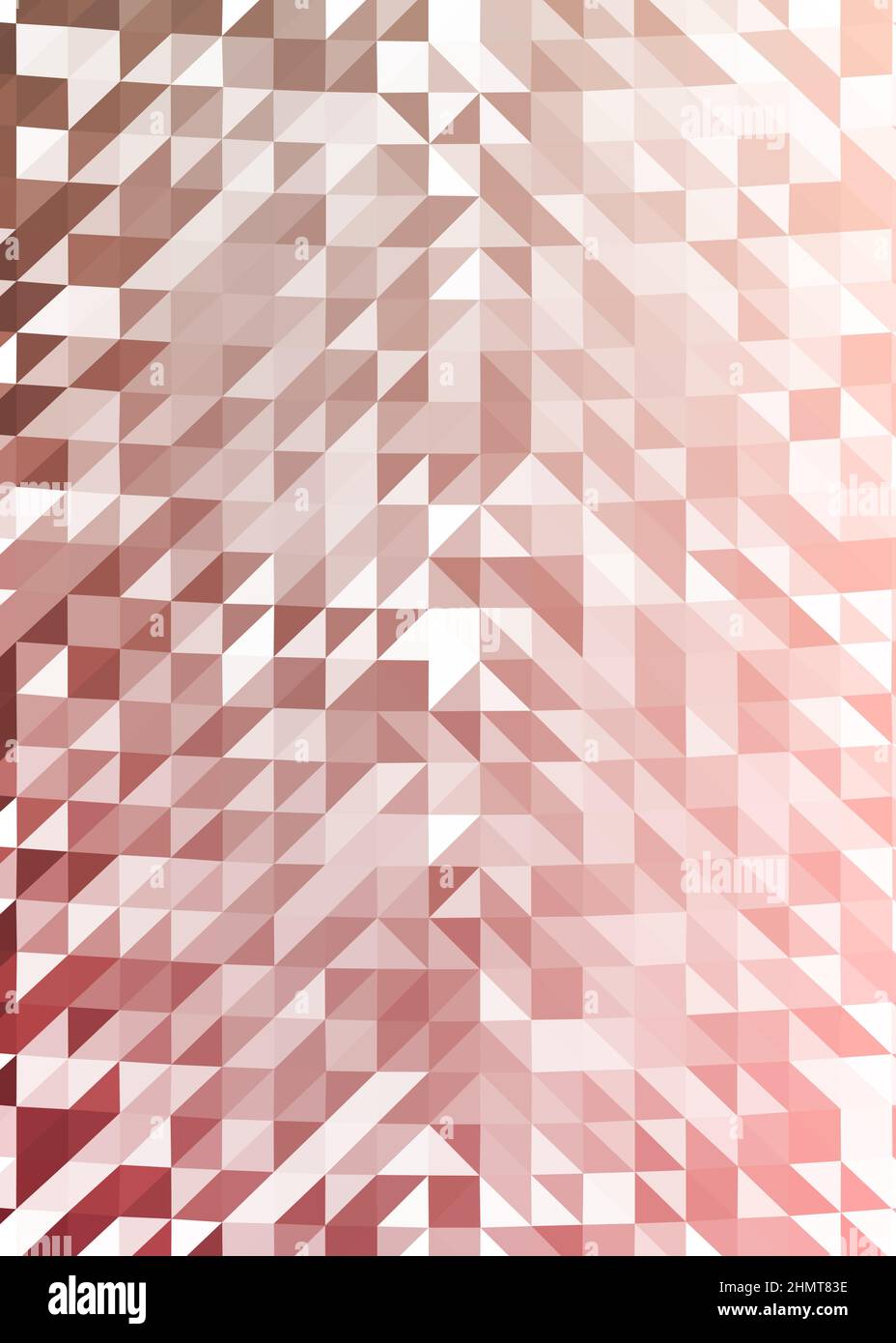 Abstract Low Polygon color Generative Art background illustration Stock Vector