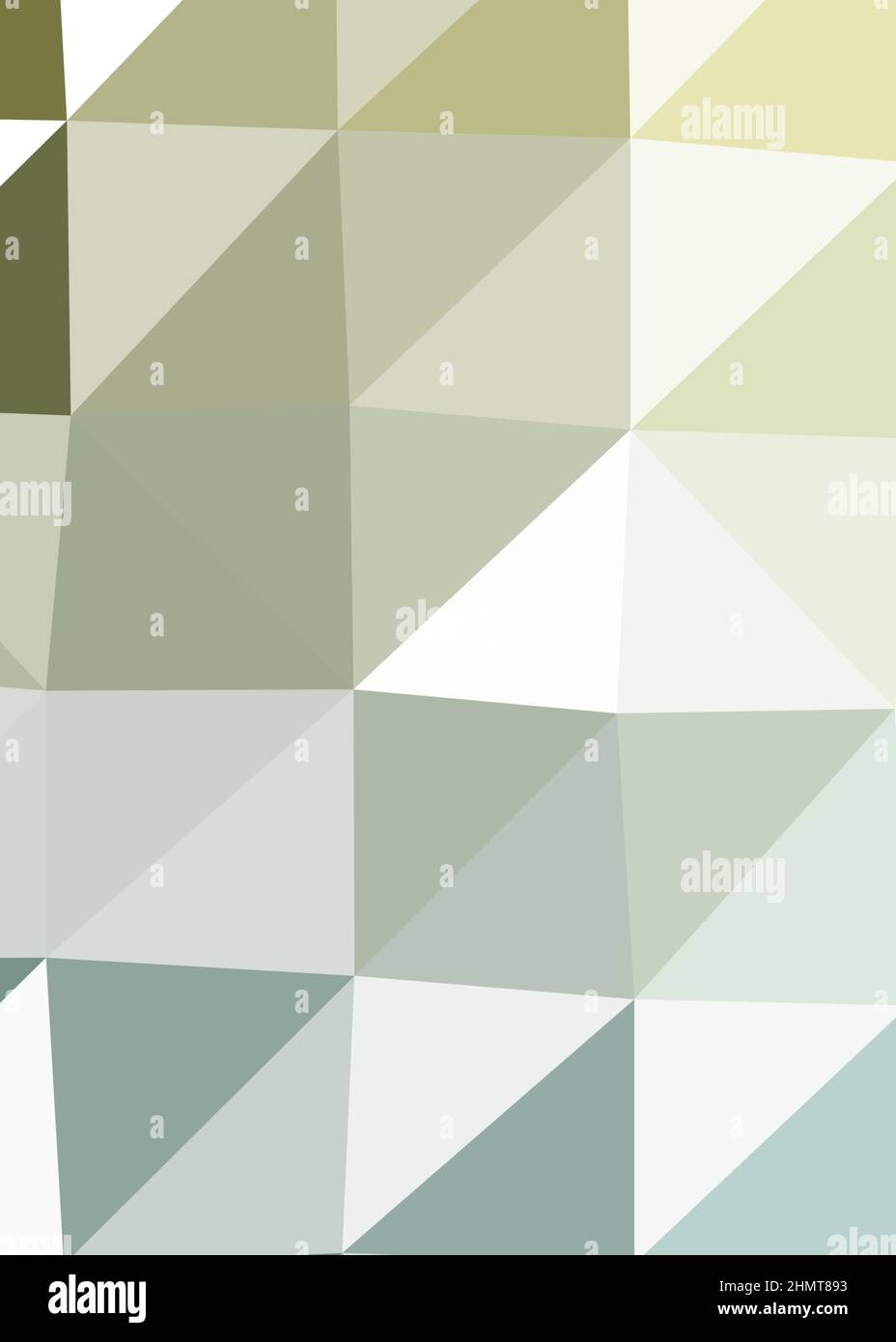 Abstract Low Polygon color Generative Art background illustration Stock Vector